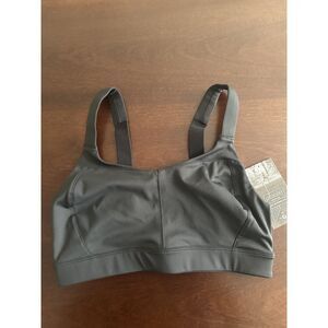 NWT Oiselle Esther Sports Bra Black Size 8 Athletic